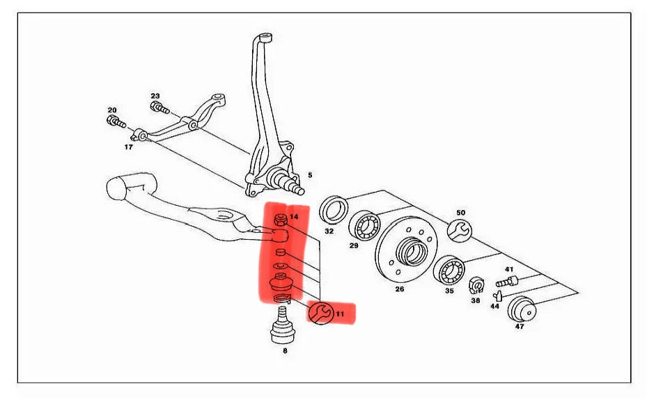 Mercedes-Benz Boot Kit for Control Arm Ball Joint