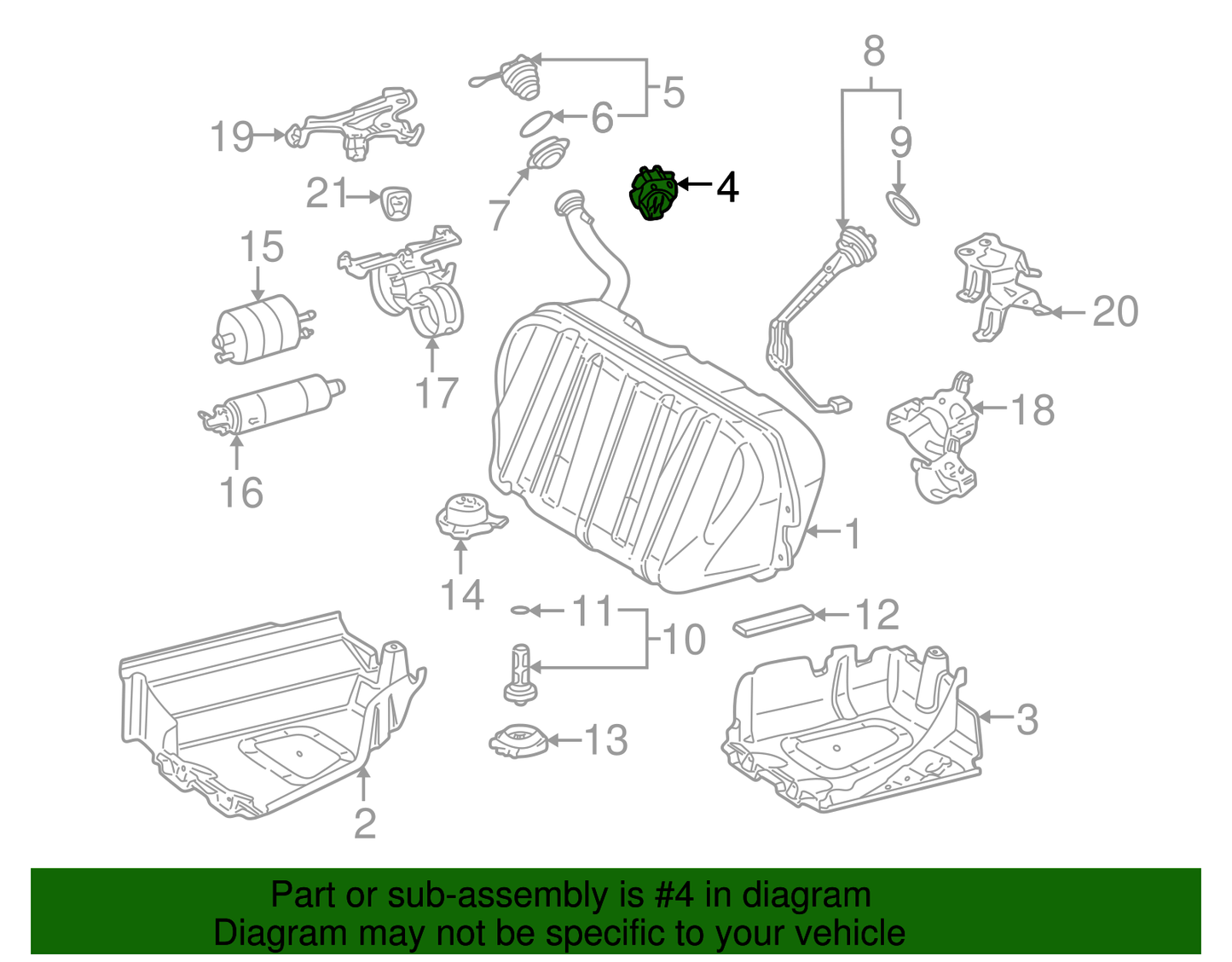 Mercedes-Benz Fuel Tank Filler Neck - 1694700029 - Genuine Mercedes.