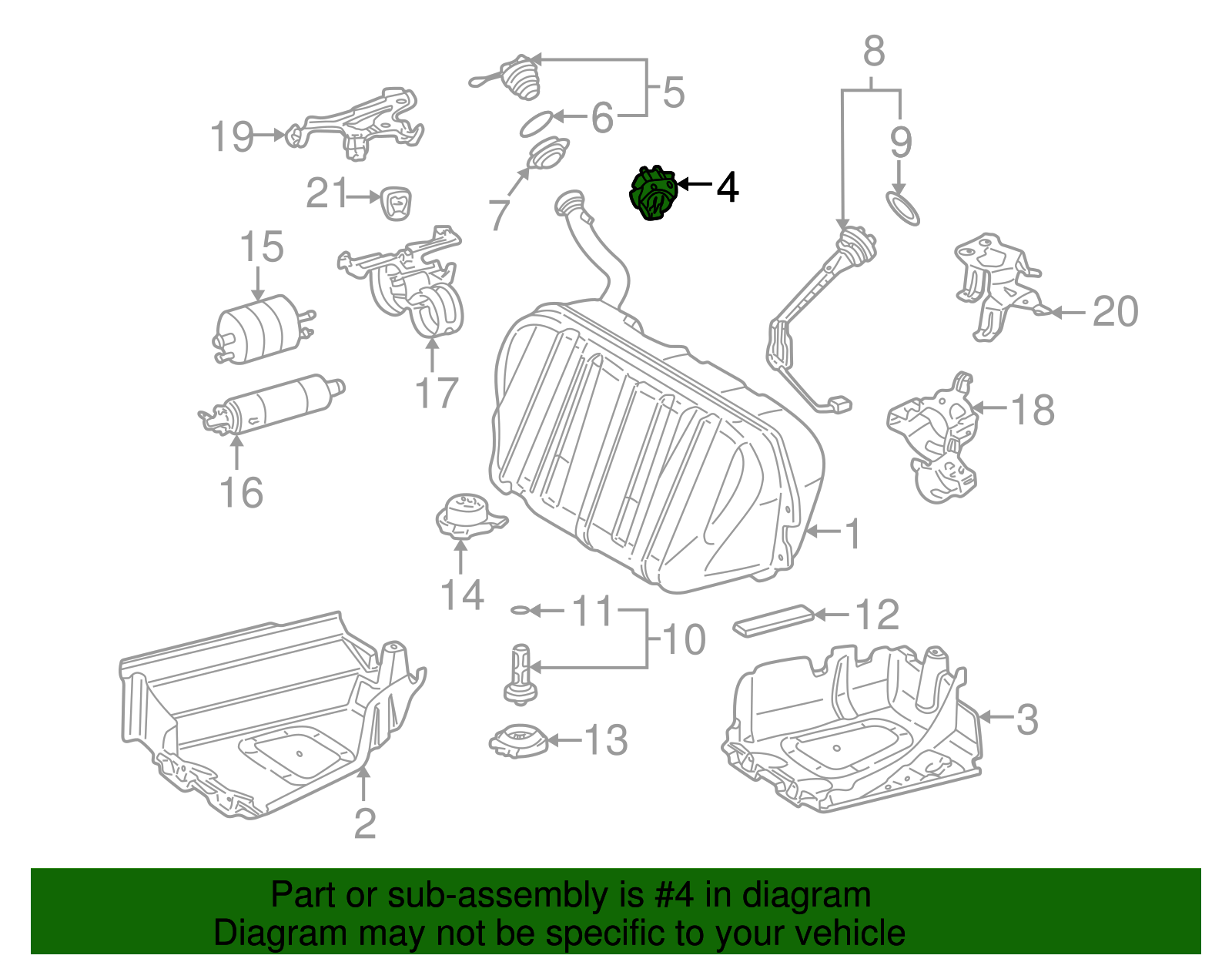 Mercedes-Benz Fuel Tank Filler Neck - 1694700029 - Genuine Mercedes.