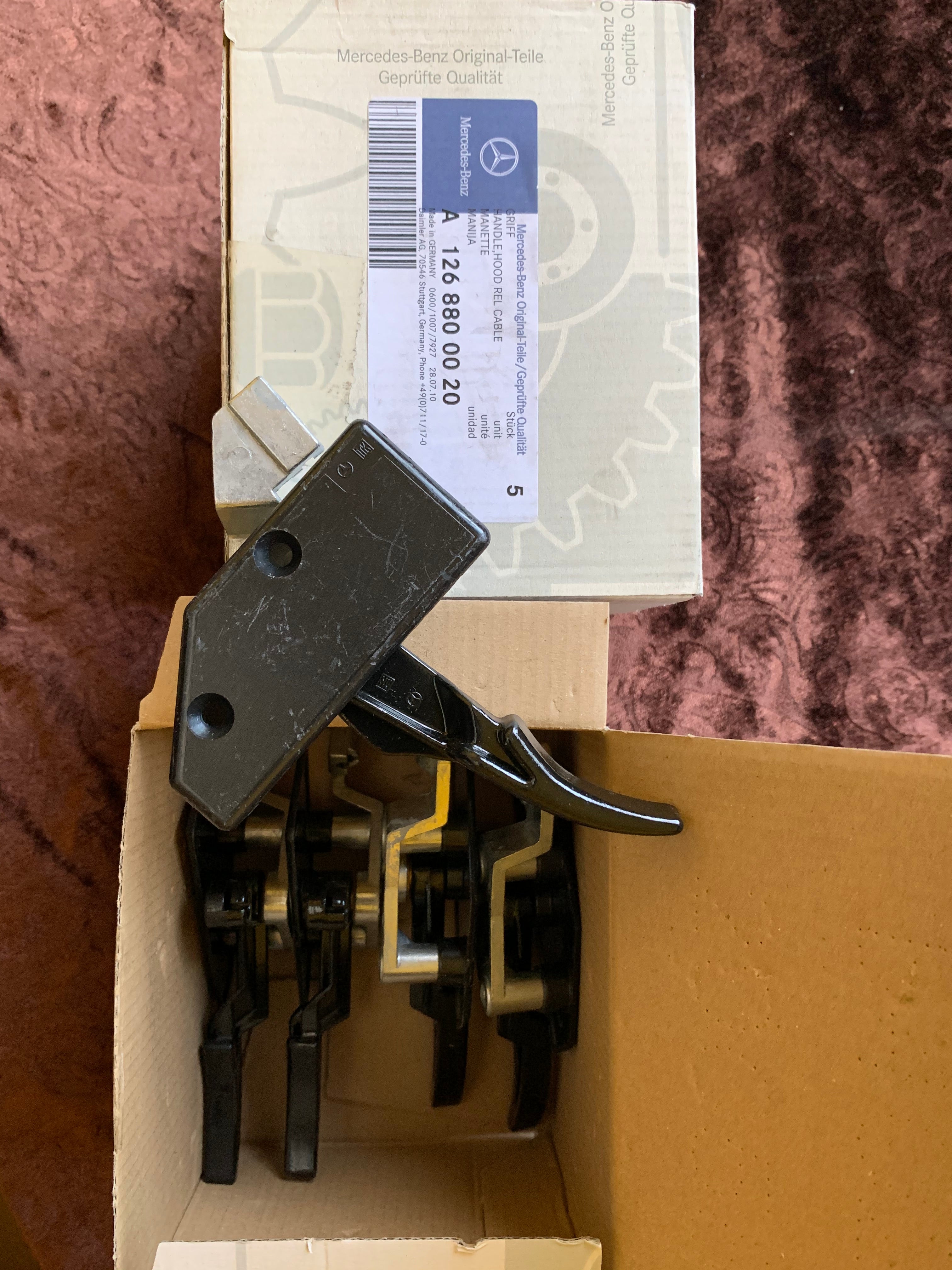 Mercedes Benz Hood Release Handle A 1268800020 Discontinued SPS mercedes-benz-hood-release-handle-a-1268800020-discontinued-sps