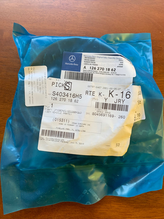 Brake Band (B1) - 1262701862 - Genuine Mercedes