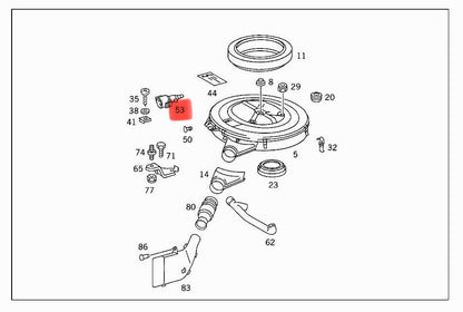 Mercedes-Benz Air Temperature Sensor - 0075422117 - A0075422117 - New Genuine