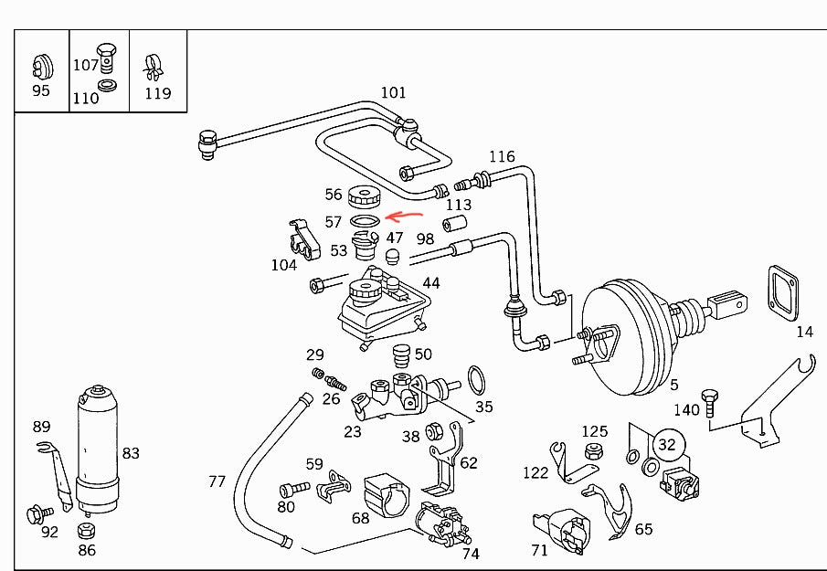 Mercedes-Benz - Seal Ring Vlrub  - 0009972940.