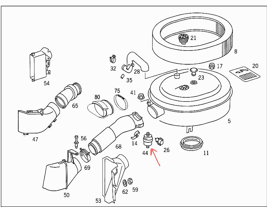 Mercedes-Benz Mount - 1039880111 - Genuine Mercedes