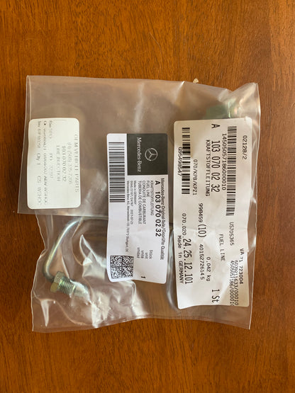 Genuine Mercedes Benz - 1030700232 - fuel line