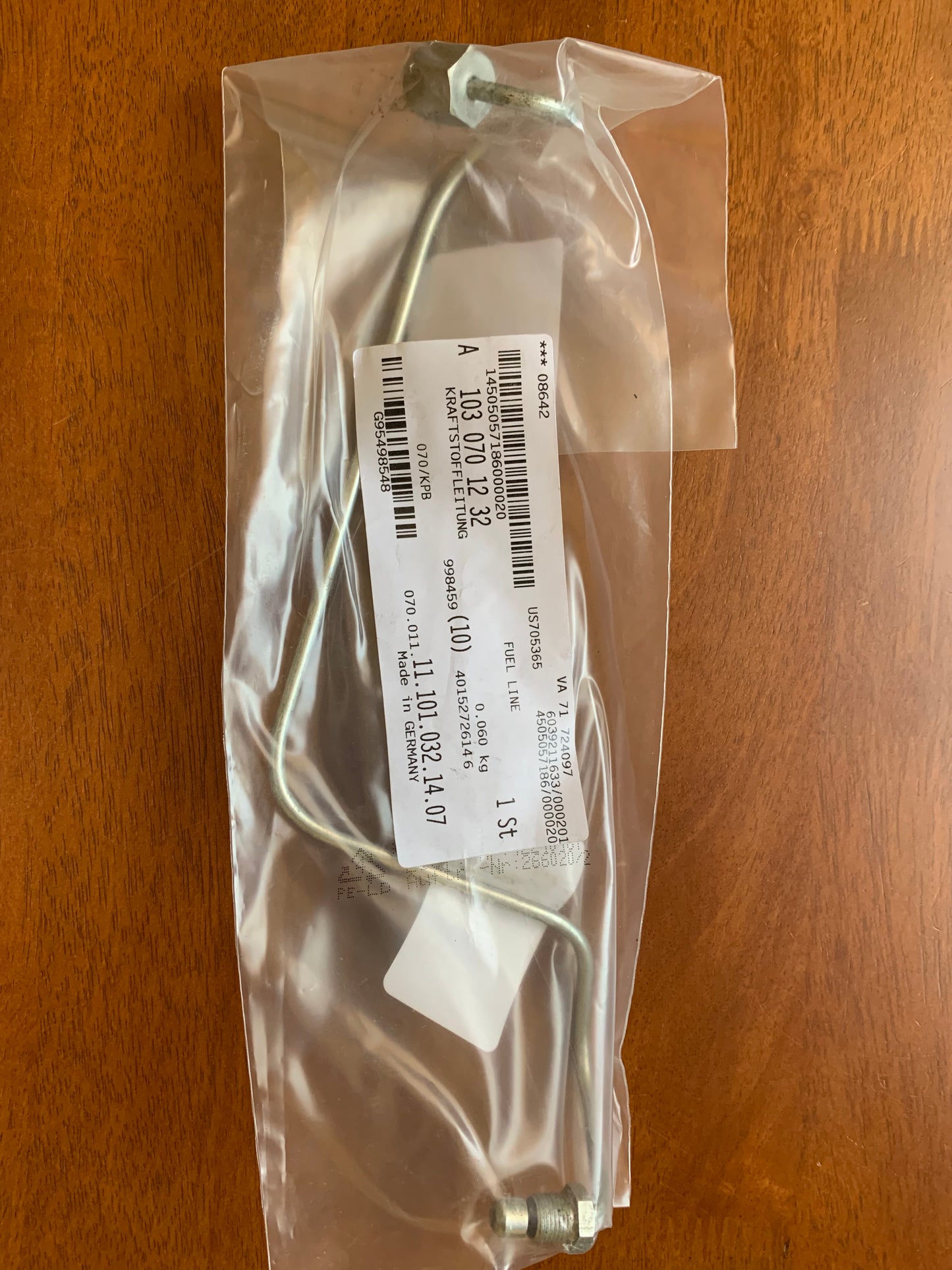 Genuine Mercedes Benz - 1030701232 - fuel line