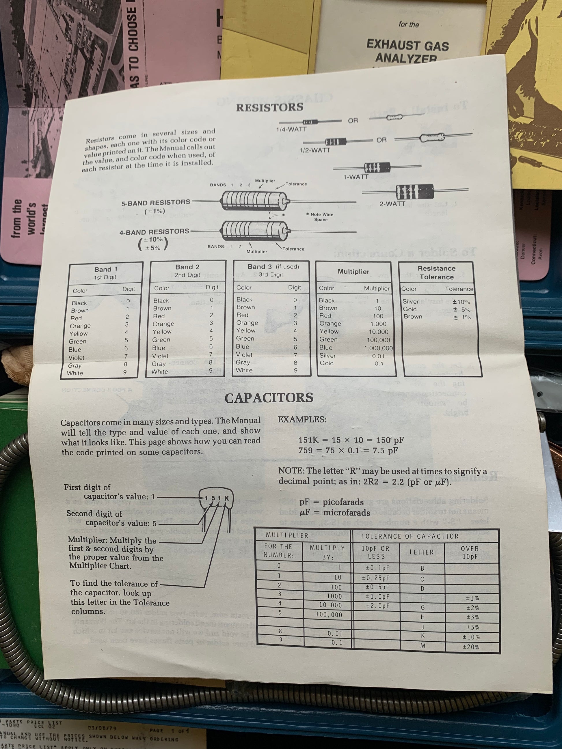 Heathkit Exhaust Gas Analyzer Emissions Tester CI 1080 CI1080