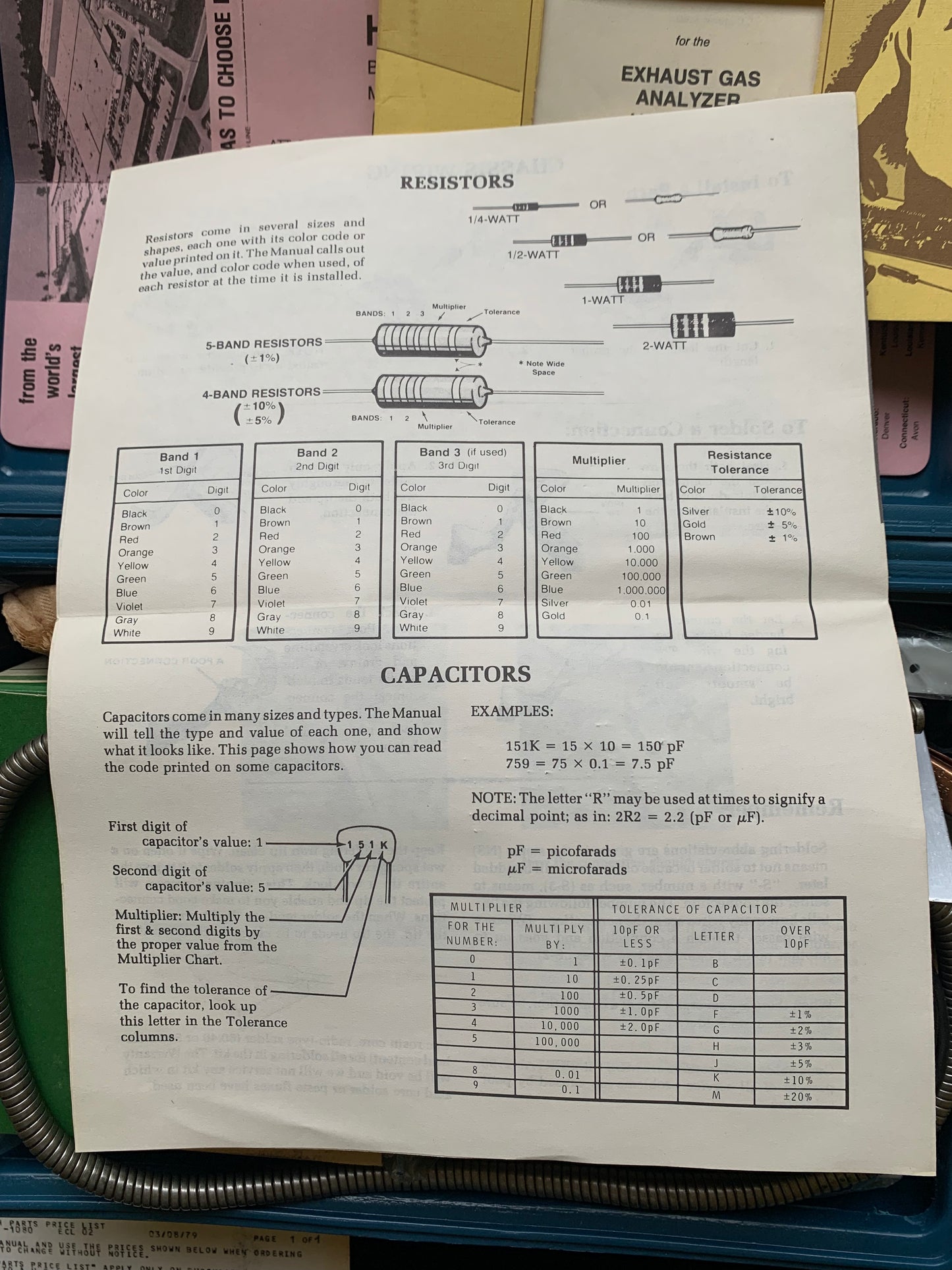 Heathkit Exhaust Gas Analyzer Emissions Tester CI 1080 CI1080