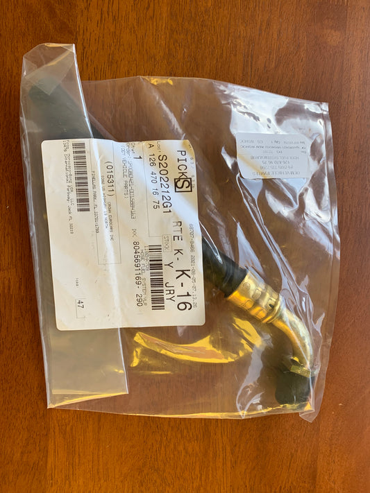 Mercedes-Benz Fuel Line - Fuel Tank to Damper Cage - 1264701675 - Genuine 126-470-16-75