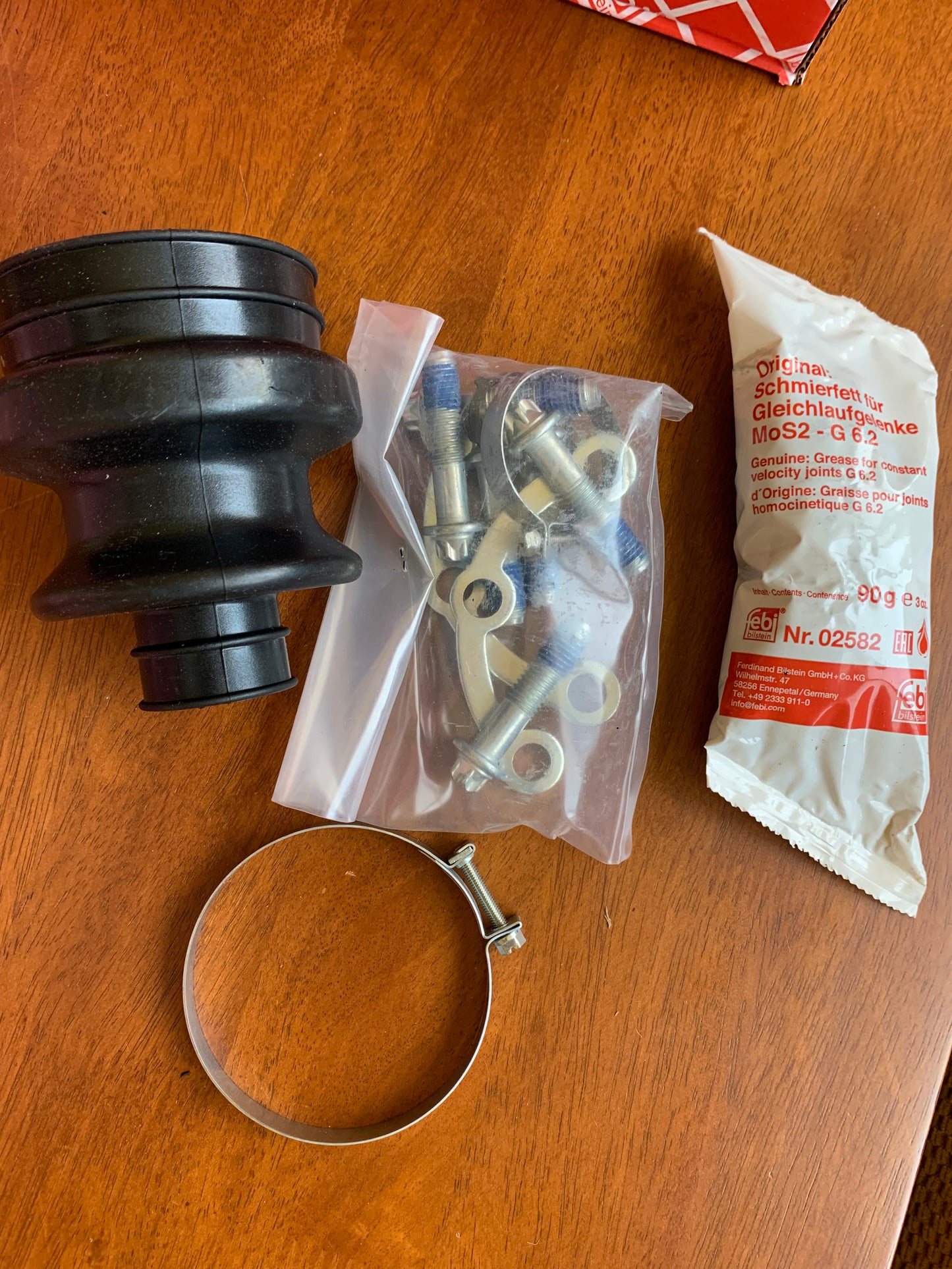 Mercedes CV Joint Boot Kit Rear - Febi 02591 - 1263500437