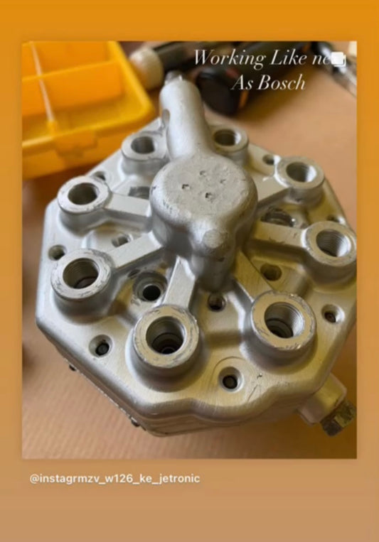 Mercedes W126 560SEL Fuel Distributor. - 0438101016  - Remanufactured as per Bosch specifications- very clean.