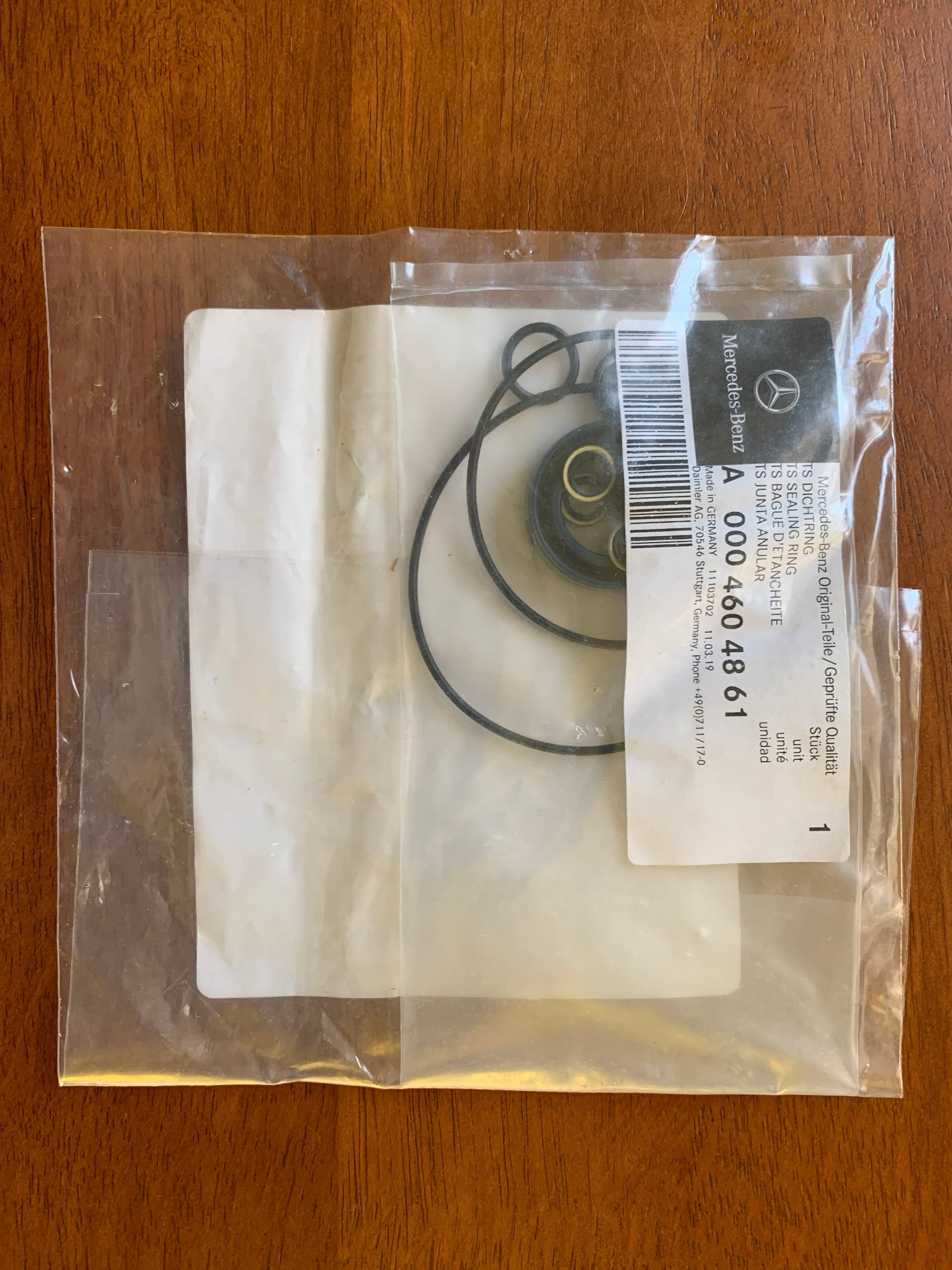 Mercedes-Benz Power Steering Pump Seal Kit - 0004604861 - genuine.